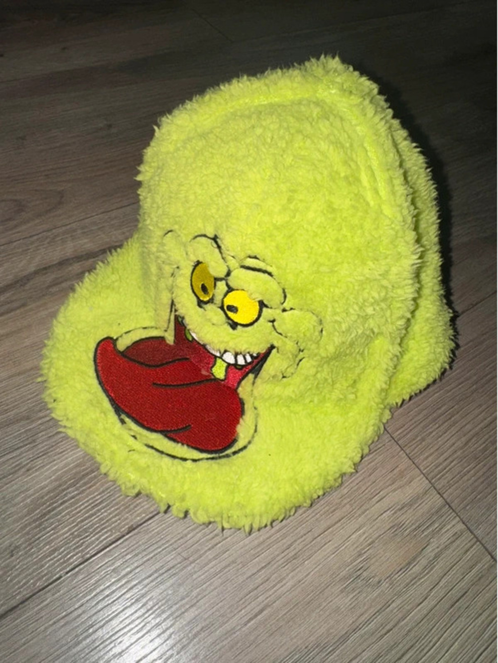 ghostbusters 2021 elope slimer sherpa hat
